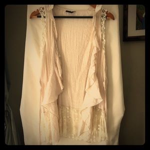 Vintage tunic open face blouse